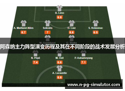 阿森纳主力阵型演变历程及其在不同阶段的战术发展分析